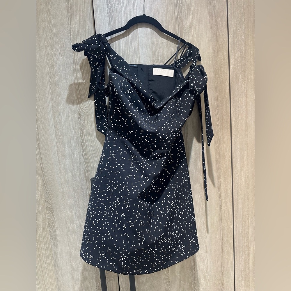 KEEPSAKE the Label Black Dress with White Dots